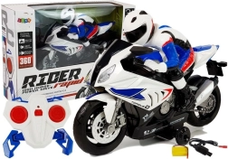Funkfernsteuerbares Motorrad R/C 2.4G Weiß