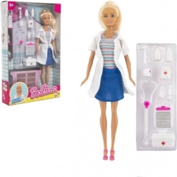 Ärztinnen-Puppe mit Zubehör 30 cm