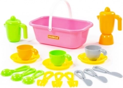 Top-Koch Geschirrset mit Korb für 3 Personen