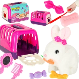 Interaktives Kaninchen mit Karotte