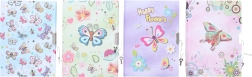 Erinnerungsbuch Schmetterling mit Schloss 13x18 cm