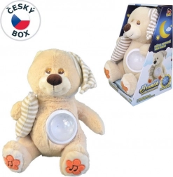 MaDe Teddybär Brumlík zum Schlafen mit Licht und Melodie
