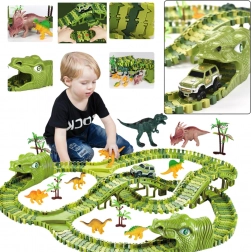 DIY Dinosaurier-Rennstrecke – 240 Teile