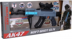 Maschinengewehr mit 12 Schaumstoffgeschossen und Effekten 62 cm