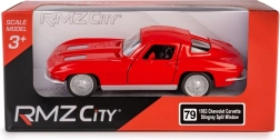 Metallmodell Chevrolet Corvette Stingray 1963 Split Window 1:35 rot