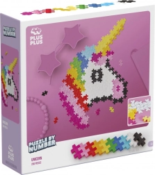 Plus Plus Puzzle nach Zahlen - Einhorn 250 Stk