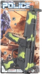 Tarnfarbene Rassel-Maschinenpistole für Kinder