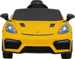 Elektrisches Kinderauto Porsche 718 Spyder RS – Gelb