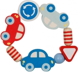 Holzautos mit Tastkreis