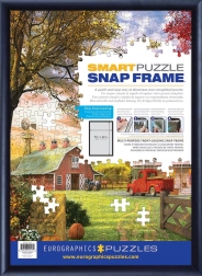 Schwarzer Aluminium-Schnapprahmen für Puzzle 48,89x67,63 cm