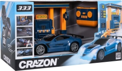 RC-Sportwagen mit Tankstelle