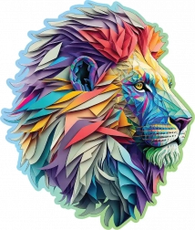 Holzpuzzle Moderner Löwe 250 Teile WOODEN CITY