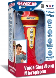 Karaoke-Mikrofon mit Lichteffekten