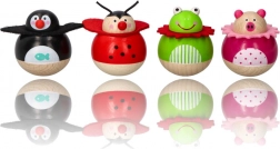 Unkippbares Holztierspielzeug Frosch Goki