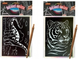 Holografisches Kratzbild – Auto