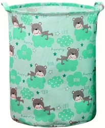 Grüner Spielzeugkorb