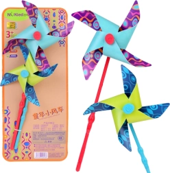 Bunte Windräder 2 Stk – Outdoor-Spielzeug und Gartendeko