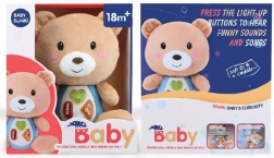 Plüsch-Teddybär mit Licht und Melodien
