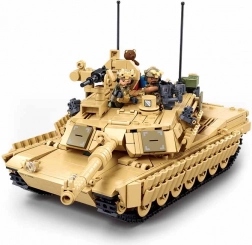 Sluban Model Bricks Kampfpanzermodell M1A2 Abrams TUSK II 2-in-1