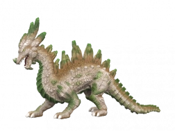 Mythischer Drache - Felsig