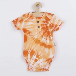 Baby-Body aus Baumwolle mit kurzen Ärmeln Nicol Tomi – orange