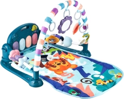 Interaktive Spielmatte mit Klavier Blau