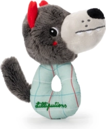 Lilliputiens Wolf Ludwig kleines Rasselspielzeug für Kinder