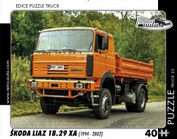 Puzzle RETRO-AUTA – ŠKODA LIAZ 18.29 XA, 40 Teile