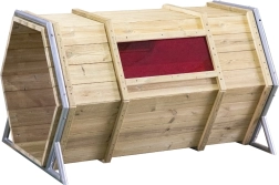 Holztunnel mit Fenstern von Classic World EDU