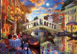 Puzzle ART PUZZLE Rialtobrücke in Venedig 1500 Teile