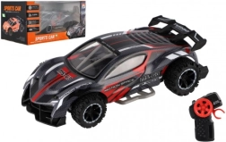 RC-Sportwagen 2,4 GHz 20 cm mit Batterien – Rot