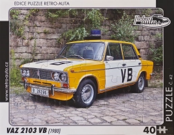 Retro-Auto-Puzzle VAZ 2103 VB (1980) – 40 Teile