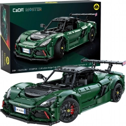Bausteinset CaDA Sportwagen LOTUS Exige Cup 430 1:8, dunkelgrün, 3730 Teile