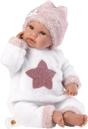 LLORENS New Born realistische sprechende Puppe mit weichem Körper 36 cm
