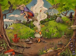 Ravensburger Puzzle Hexe 500 Teile