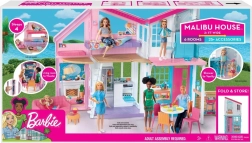 Barbie Malibu tragbares Puppenhaus mit Zubehör