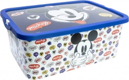 Kunststoff-Aufbewahrungsbox 13 l MICKEY mit Deckel