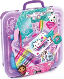 Tragbares Kreativset mit Airbrush – Gabby’s Katzenhaus