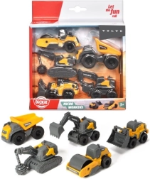 Set mit Baufahrzeugen, Volvo CONSTR 5er-Pack