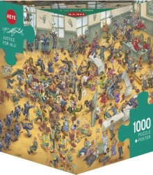 Puzzle 1500 Teile – Dorfmarkt