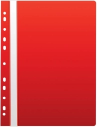 Schnellhefter A4 mit Eurolochung, PP, rot