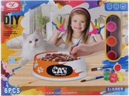 Keramische Mal-Schale für Katzen – Kreativset