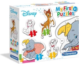 CLEMENTONI Mein erstes Puzzle Disney Tierbabys 4-in-1 (3, 6, 9, 12 Teile)