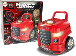 Mechanischer Bausatz für Kinder mit LKW und Werkzeug