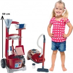 Kinder-Putzwagen mit Staubsauger Vileda Junior von Klein