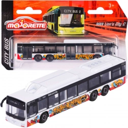Stadtbus MAN Lion's City C – weißes Modell von Majorette