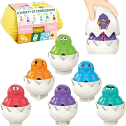 WOOPIE Mozaika Montessori Ei Sortierspiel 6 Stück