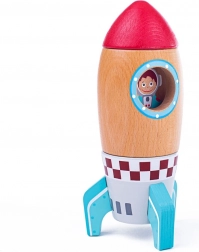 Holzrakete für Kinder