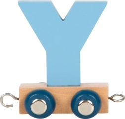 Kleiner hölzerner Polarzug Buchstabe Y