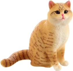 Kunststoff-Katzenfigur